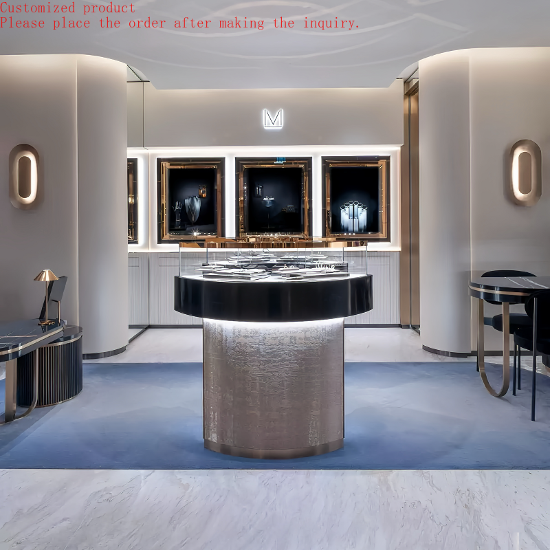 Interior Design Exhibition - Custom.Customized High Quality Tempered Glass Showcase