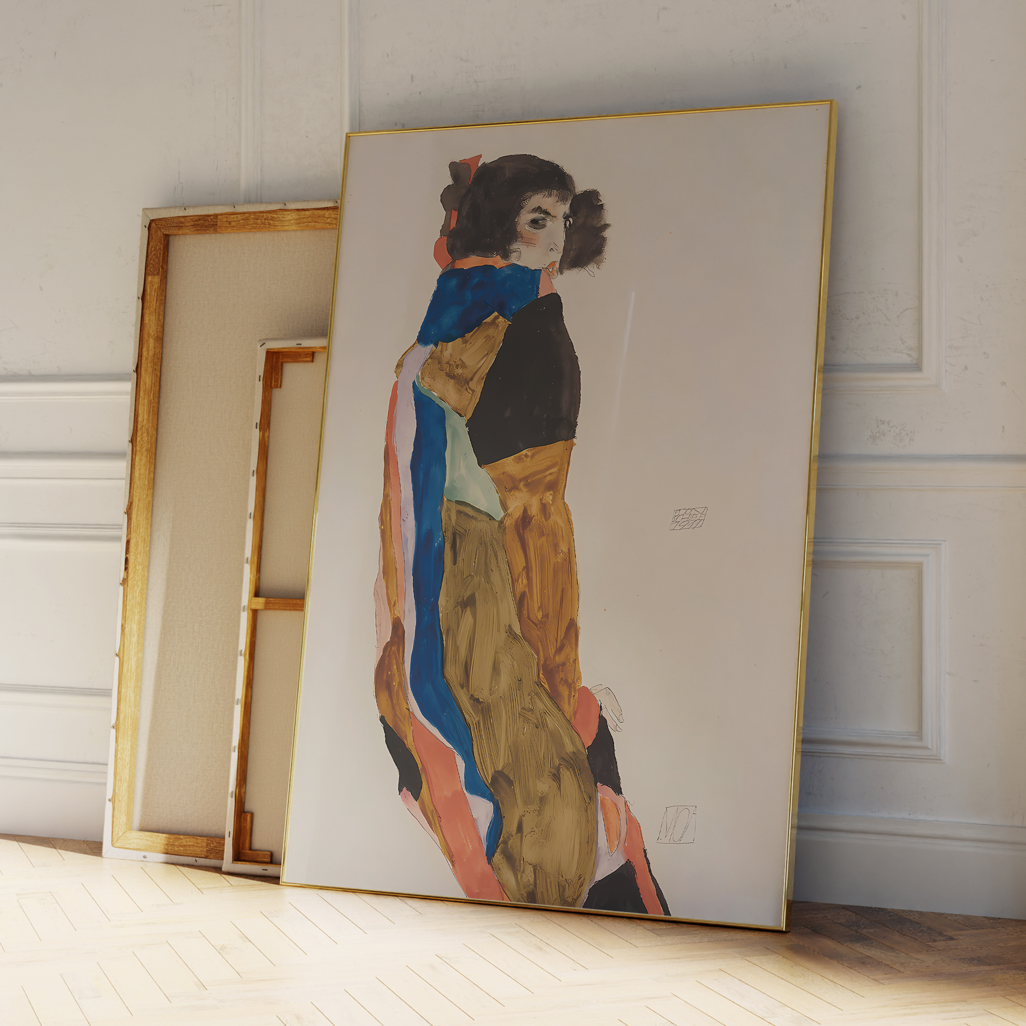 Modern Abstract Egon Schiele M - đánh giá và giá Interior Design Living Room