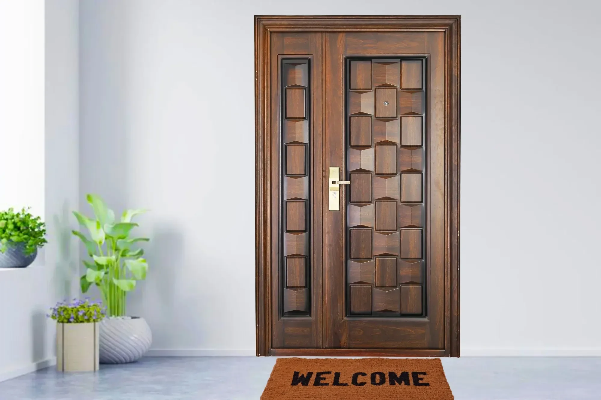-Modern Design Security Entran - đánh giá và giá Interior Design Organic Modern