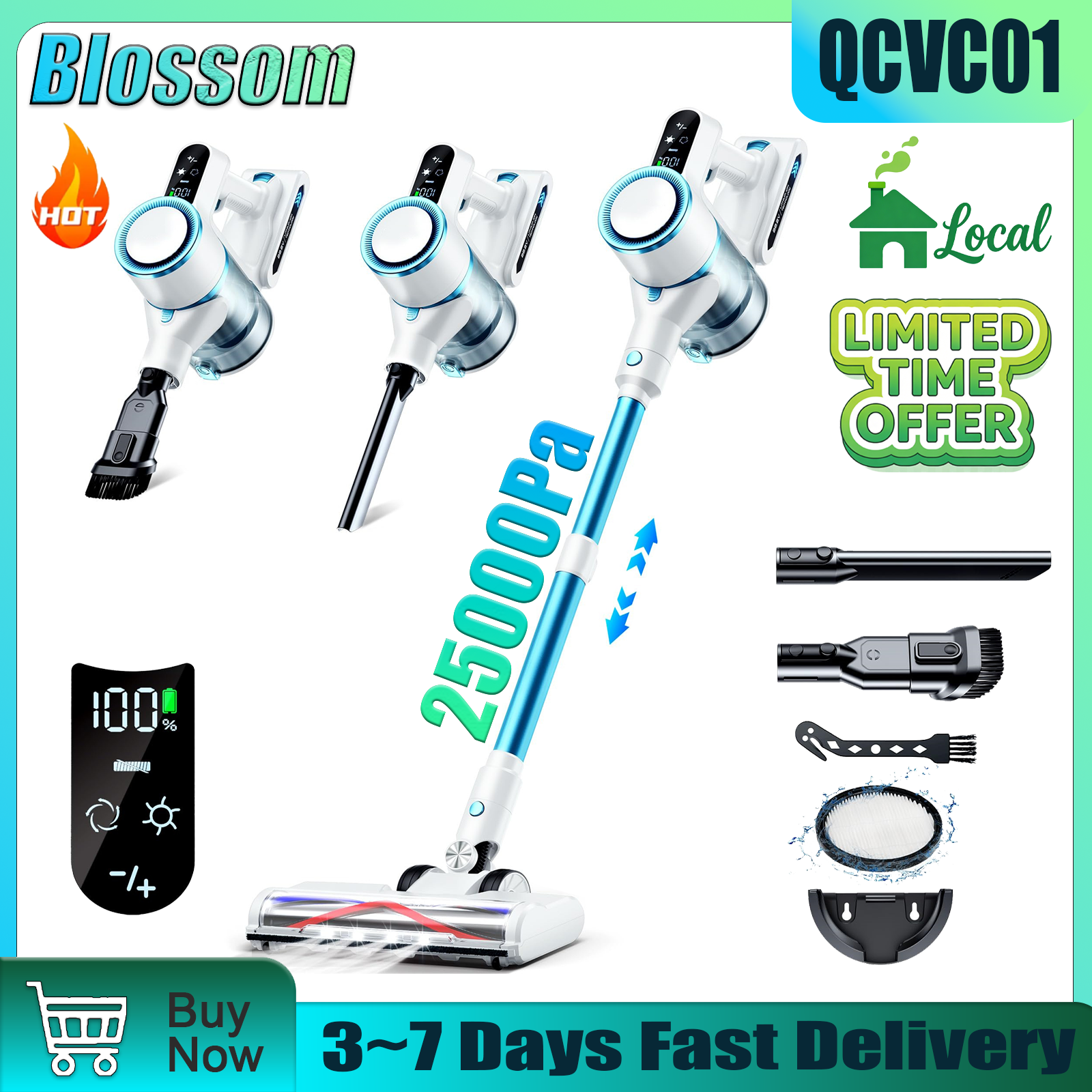 Blossom QCVC01 Wireless Vacuum - đánh giá và giá Interior Design Living Room