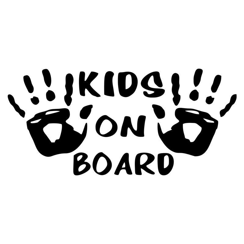 3D Car Sticker KIDS ON BOARD C - đánh giá và giá Interior Design Intern