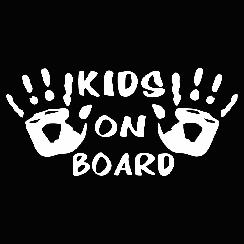 3D Car Sticker KIDS ON BOARD C - đánh giá và giá Interior Design Intern