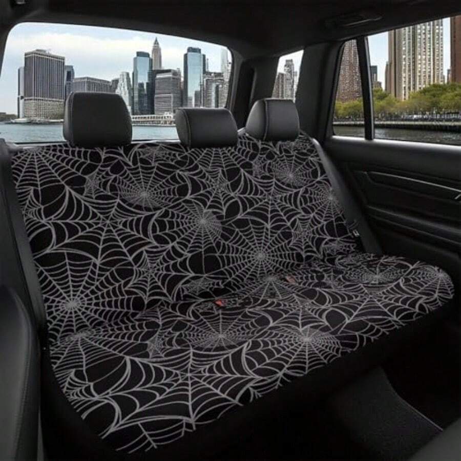 Black Spider Web Print Car Sea - đánh giá và giá Interior Design Web Free