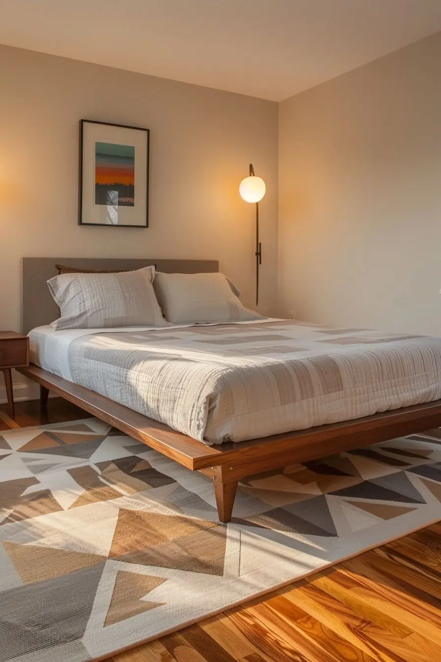 for King Size Bed Frame Custom - đánh giá và giá Interior Design Organic Modern
