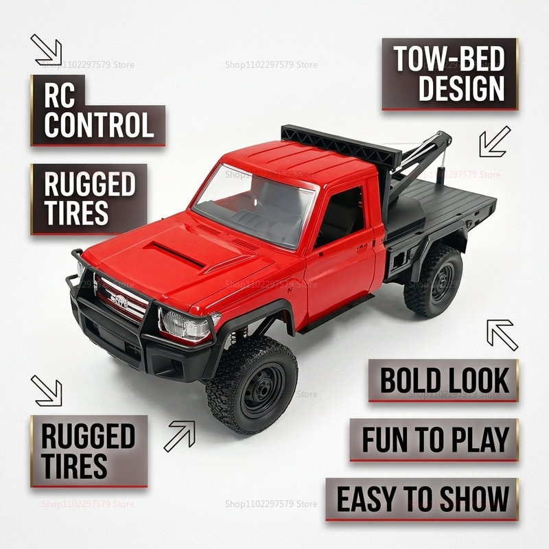New MN82T RC Crawler 2.4G 4WD  - đánh giá và giá Interior Design Type