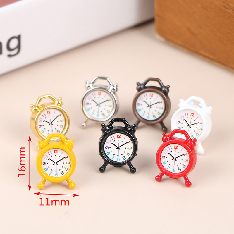 1PC 1:12 Scale Alarm Clock Dol - đánh giá và giá Interior Design Living Room