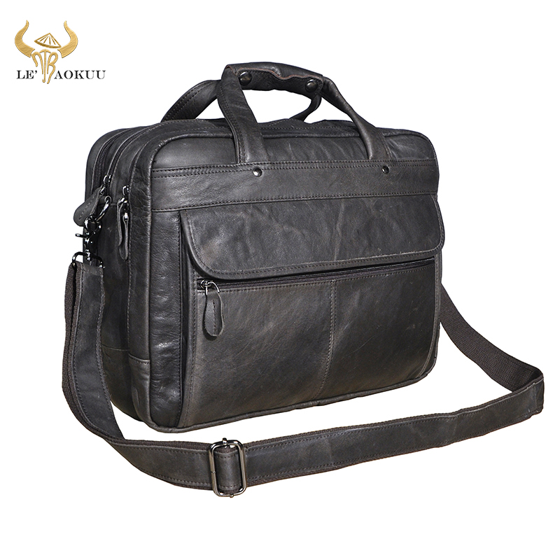 Men Genuine Leather Retro Gray - đánh giá và giá Interior Design Portfolio