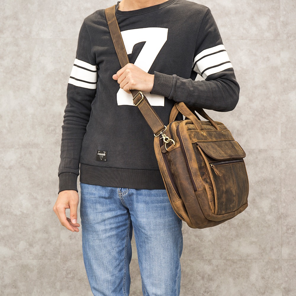 Men Genuine Leather Retro Gray - đánh giá và giá Interior Design Portfolio