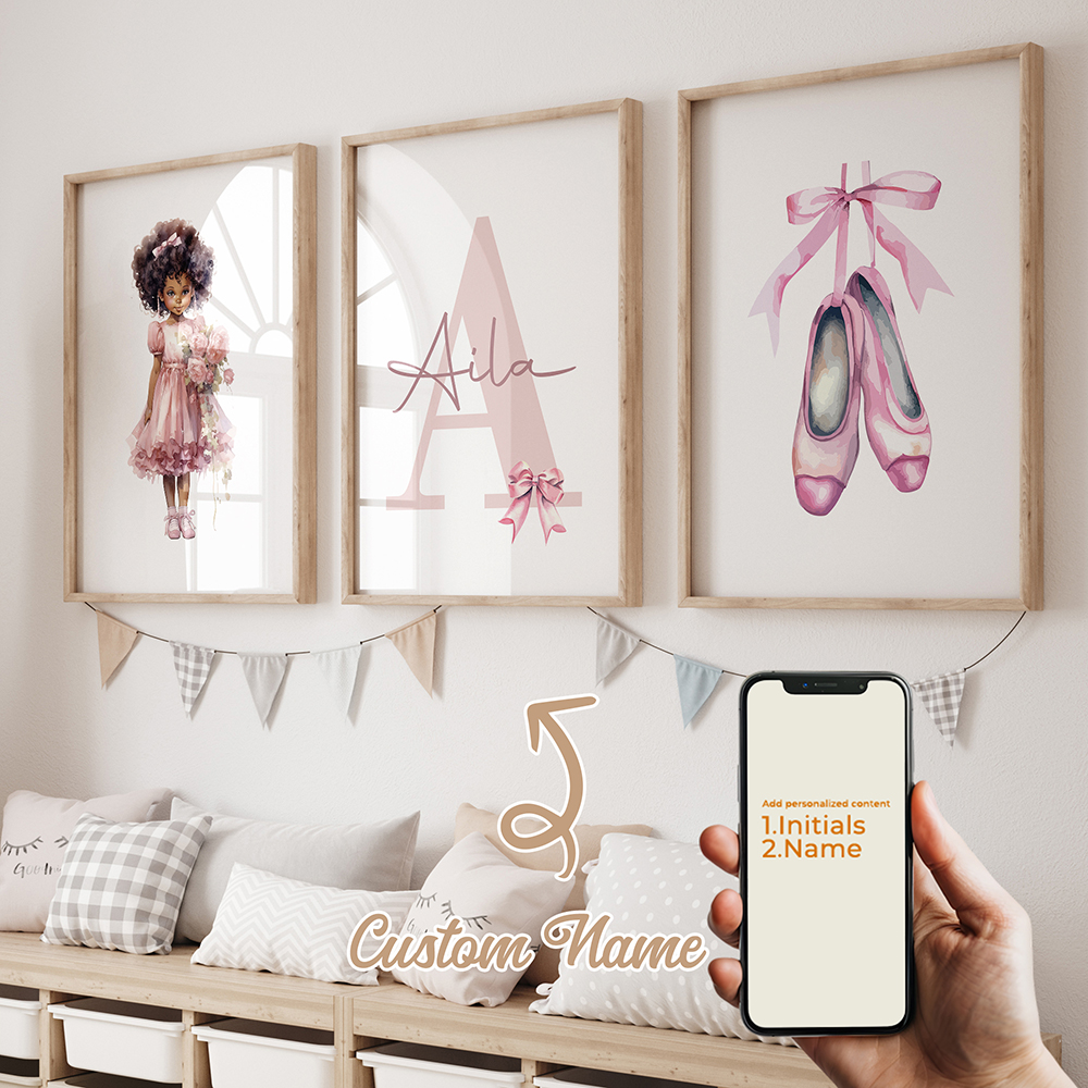 3pcs Personalized Custom Name  - đánh giá và giá Interior Design Living Room
