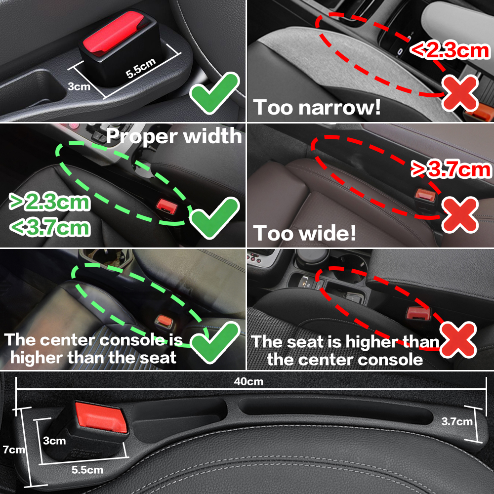 2X Car Seat Gap Filler Between - đánh giá và giá Interior Design Styles