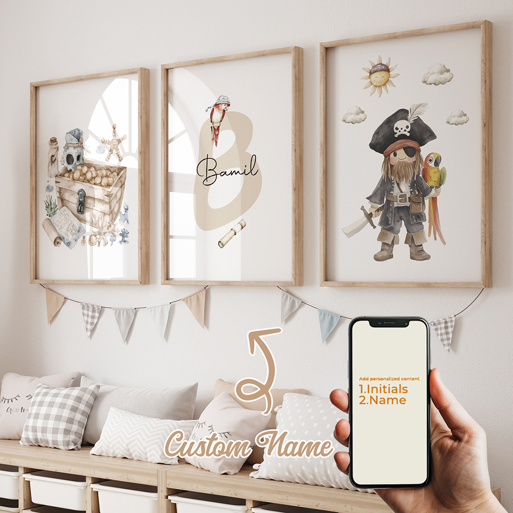 3pcs Personalized Custom Name  - đánh giá và giá Interior Design Living Room