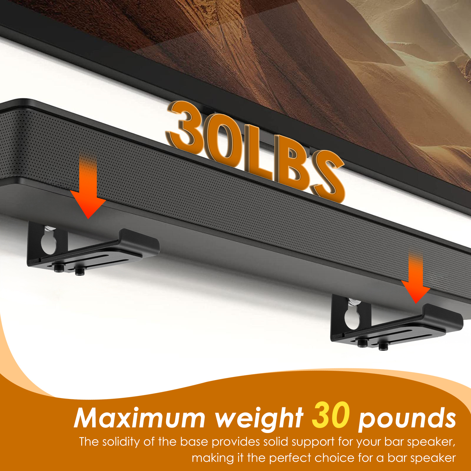 2Pcs Soundbar Speaker Stands W - đánh giá và giá Interior Design Living Room
