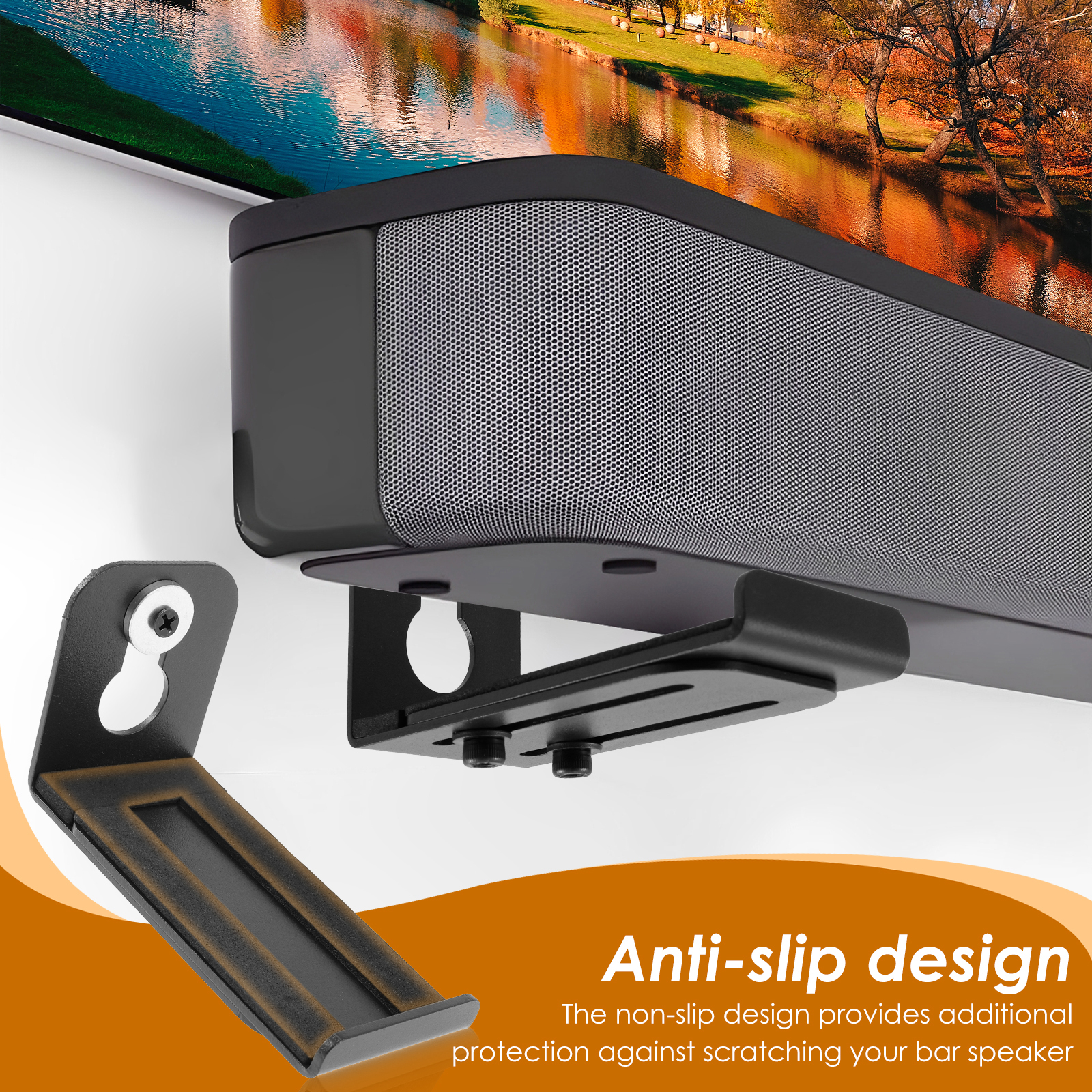 2Pcs Soundbar Speaker Stands W - đánh giá và giá Interior Design Living Room